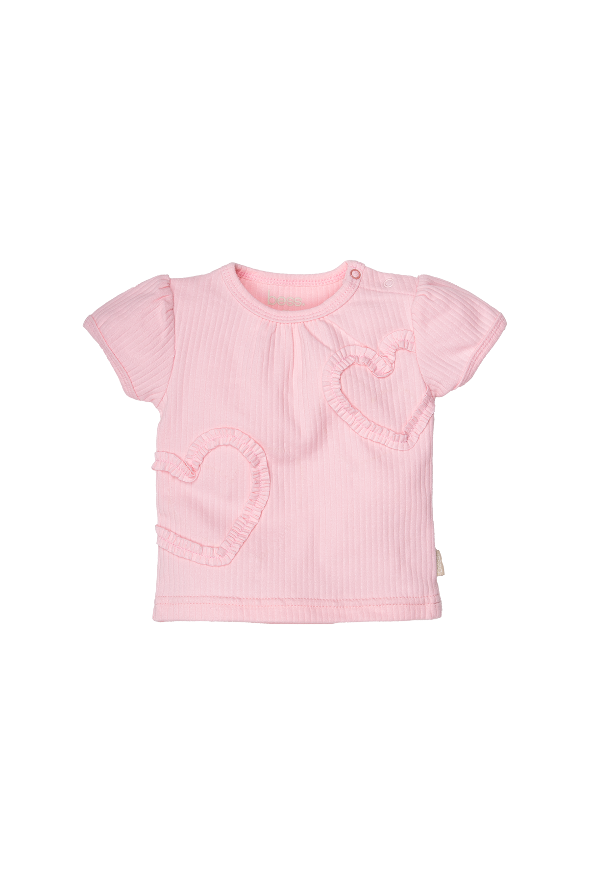 Bess - Shirt hartjes roze - spring girls