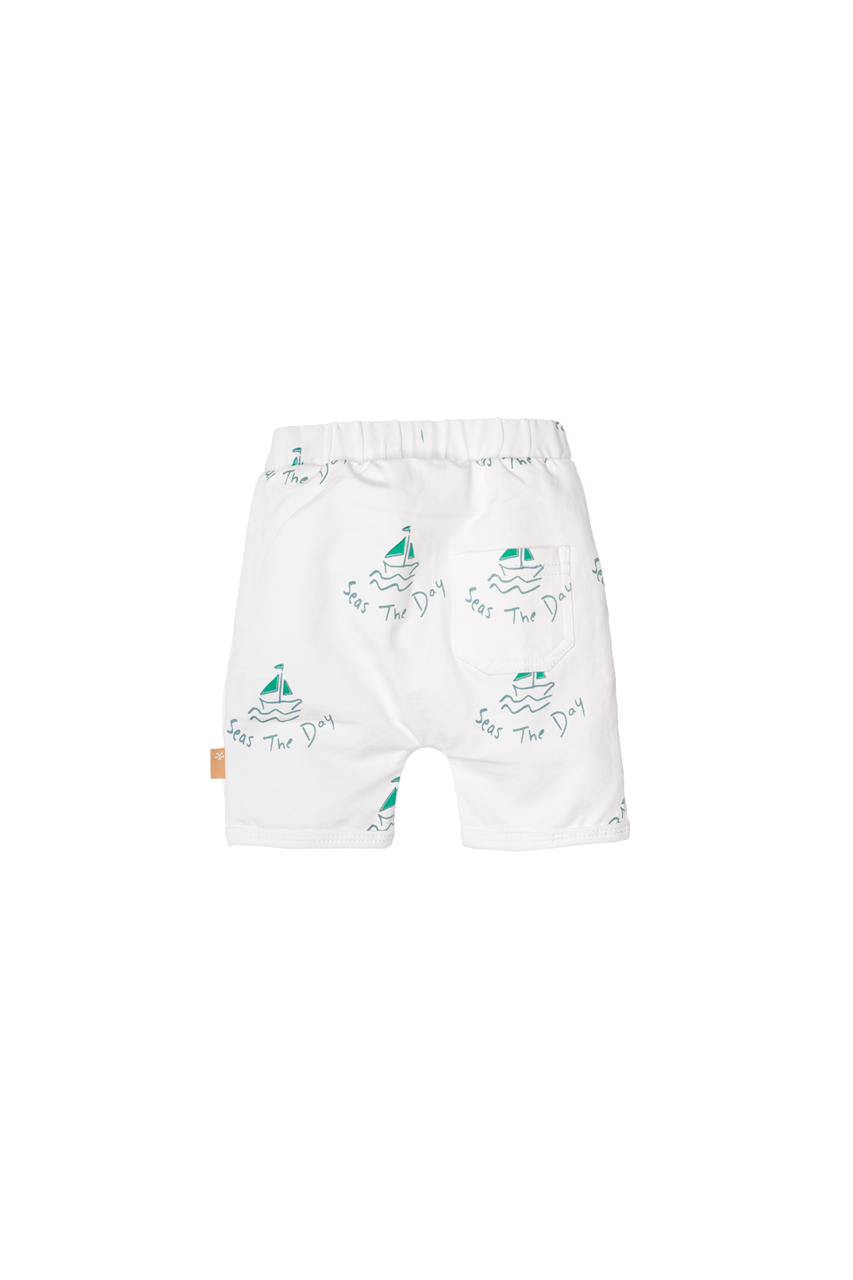Bess - short print wit - zomer boys