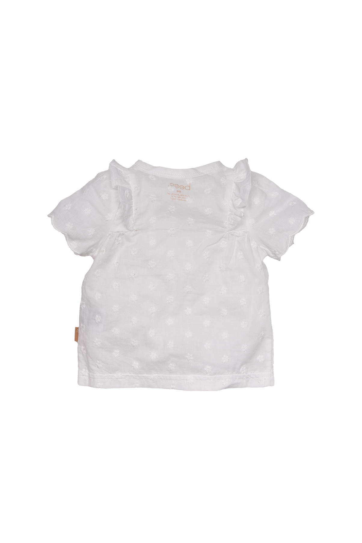 Bess - blouse broderie wit - zomer girls