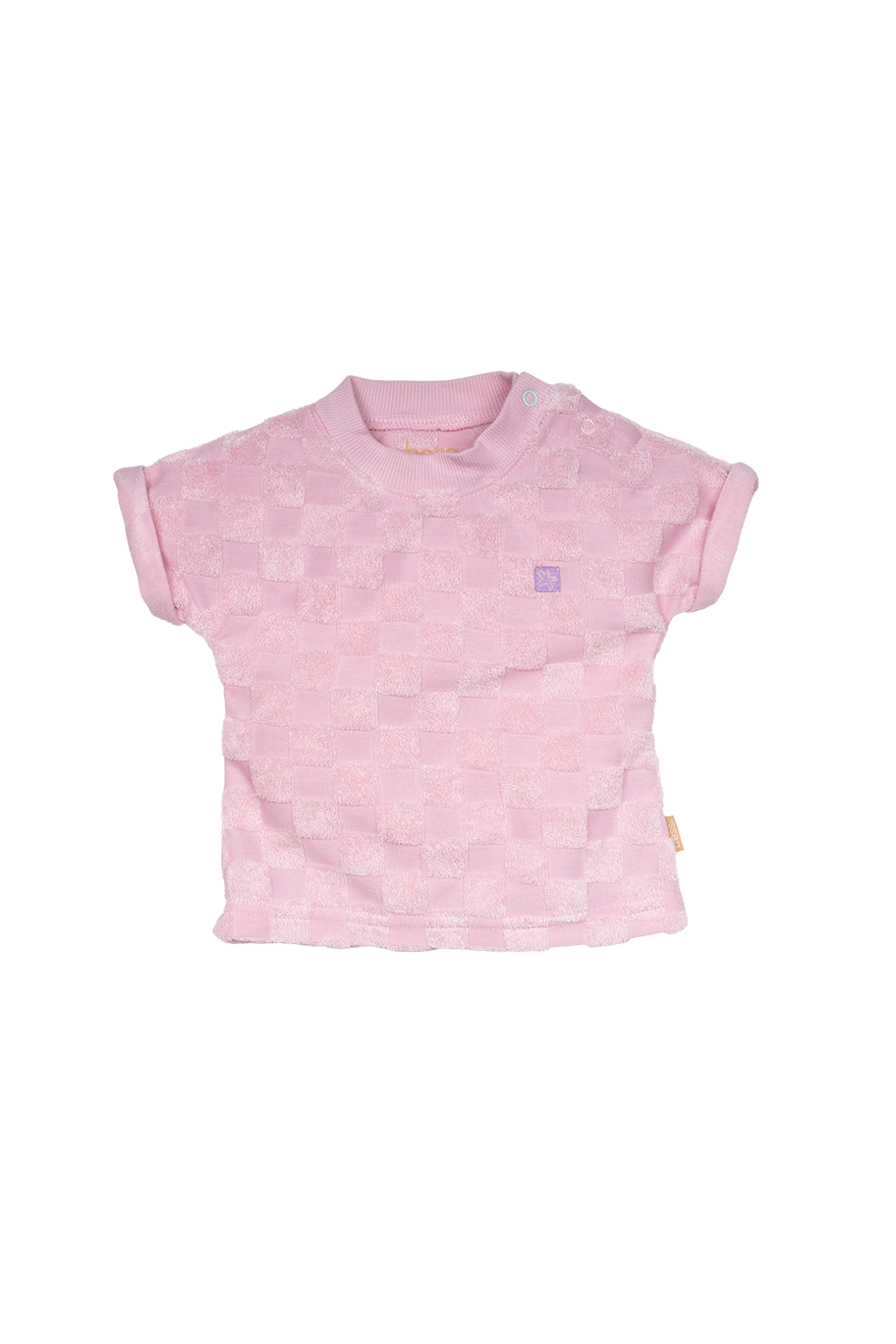Bess - t-shirt badstof roze - zomer girls