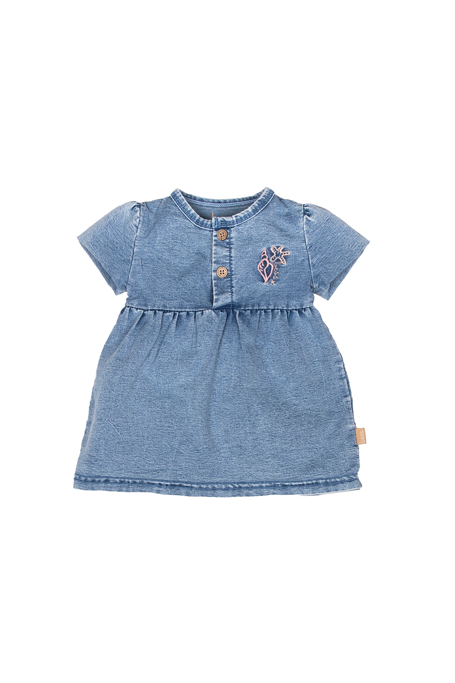Bess - jurk denim korte mouw - zomer girls