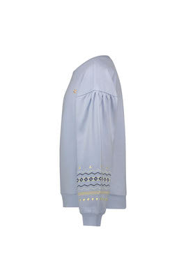 LikeFlo - sweater donna ijsblauw