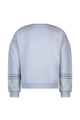 LikeFlo - sweater donna ijsblauw