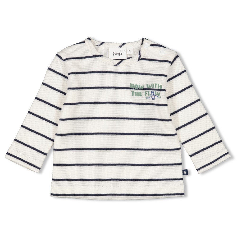 Feetje - longsleeve streep wafel - Rock my boat