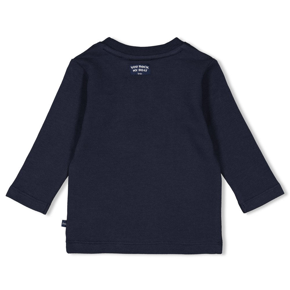 Feetje - longsleeve marine - Rock my boat