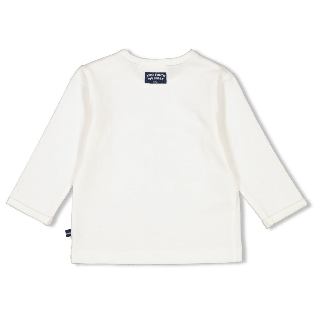 Feetje - longsleeve offwhite - Rock my boat