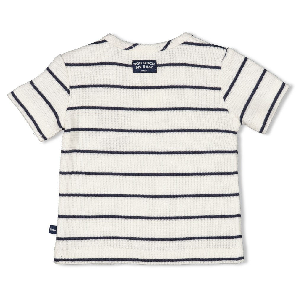 Feetje - t-shirt streep wafel - Rock my boat