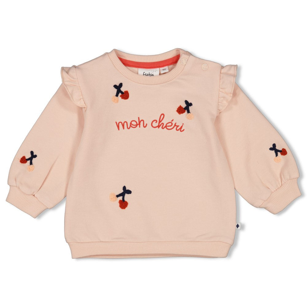 Feetje - Sweater roze - Mon Cheri