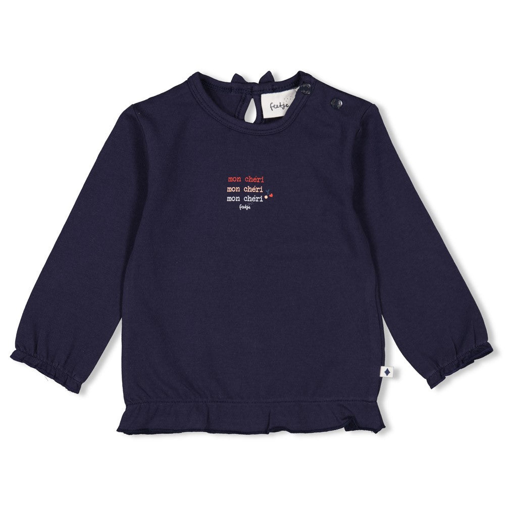 Feetje - longsleeve marine - Mon Cheri