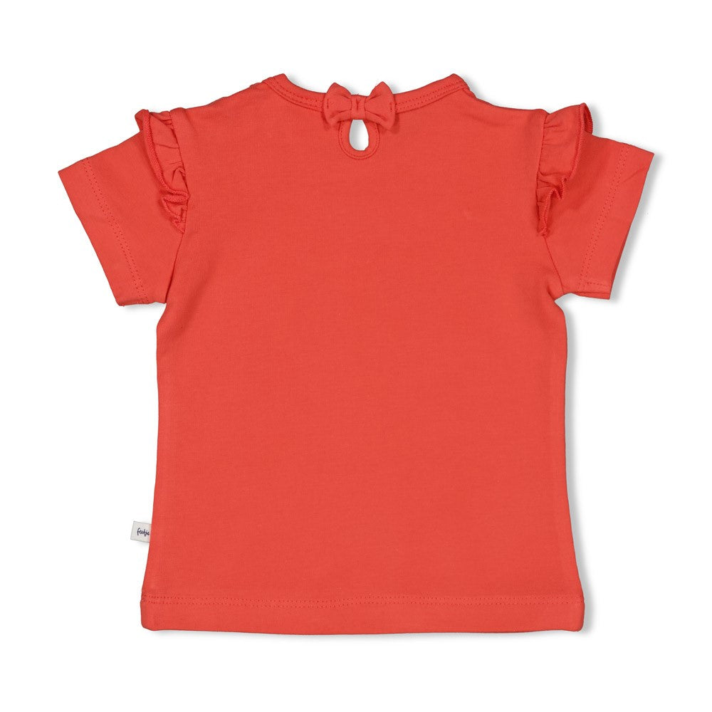 Feetje - t-shirt rood - Mon Cheri