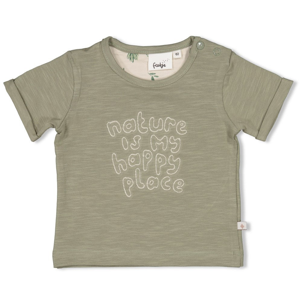 Feetje - t-shirt groen - The Chill Club