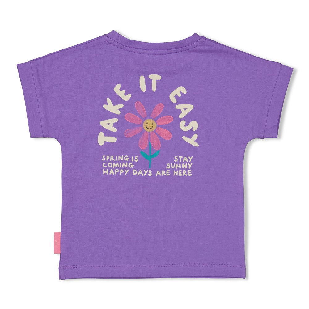 Jubel - T-shirt met backprint - Rolling into Spring
