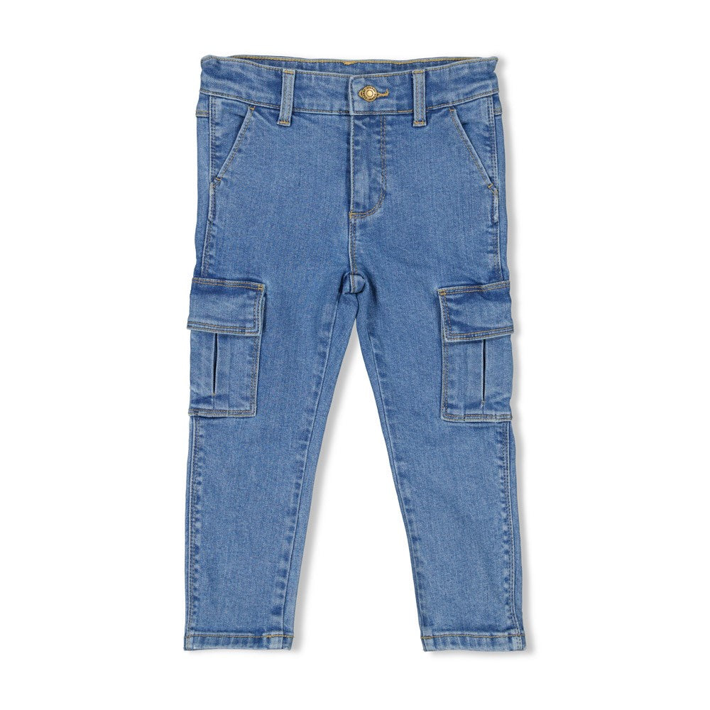 Sturdy Winter Denims - Cargo broek denim