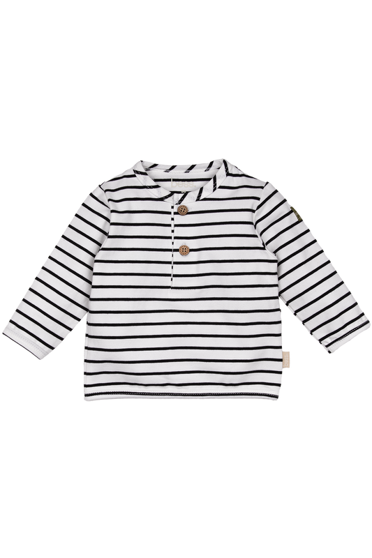 Bess - Shirt Henley gestreept - spring boys