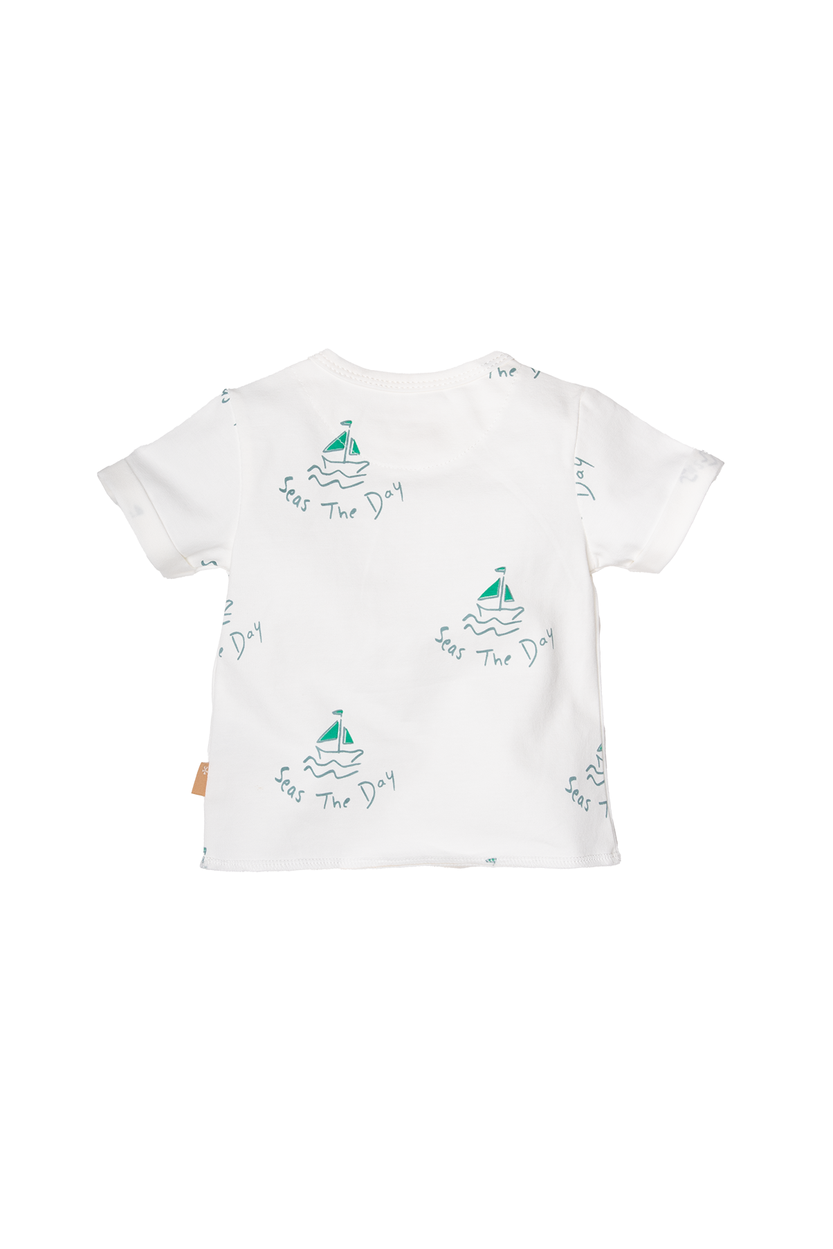 Bess - t-shirt print boot wit - zomer boys