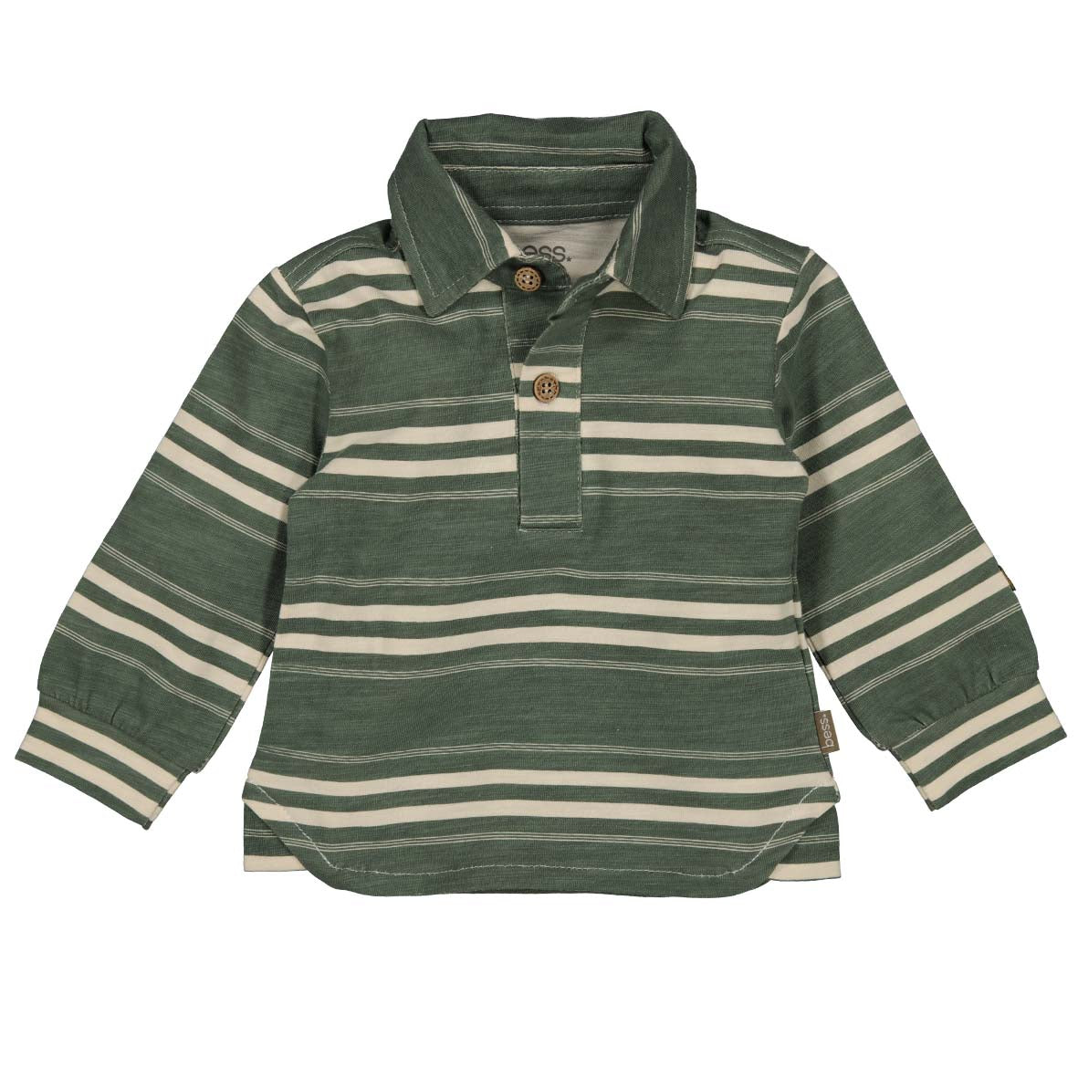 Bess - Polo longsleeve gestreept