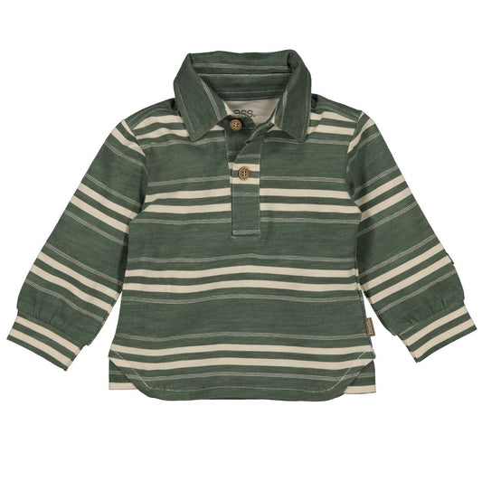 Bess - Polo longsleeve gestreept