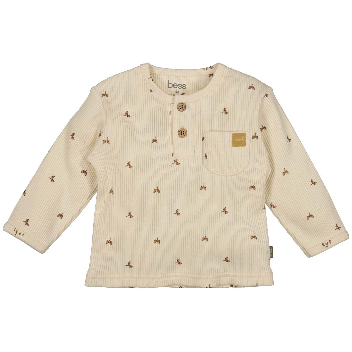 Bess - Longsleeve AOP rib