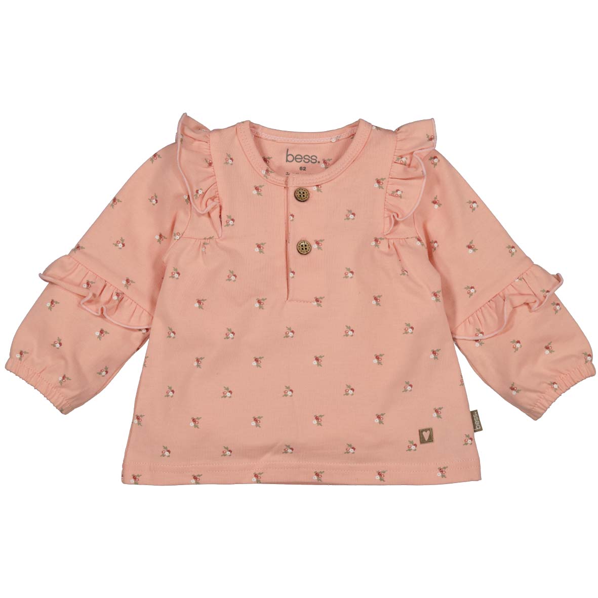 Bess - Longsleeve Ruffles Flowers