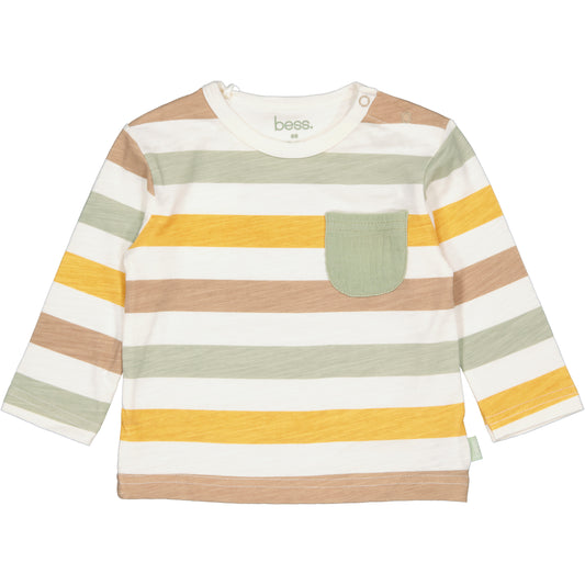 Bess - Shirt pocket striped