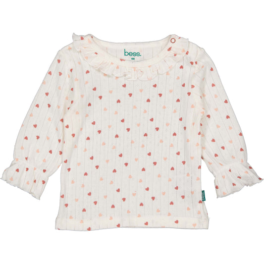 Bess - Shirt ajour hearts