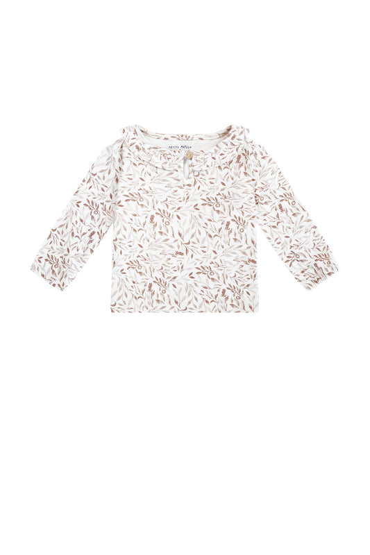 Petite Maison - Longsleeve kaya AOP leaves