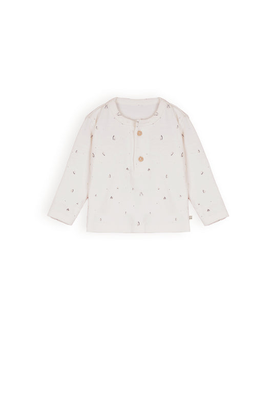 Petite Maison - Longsleeve koko AOP grijs