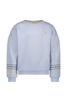 LikeFlo - sweater donna ijsblauw