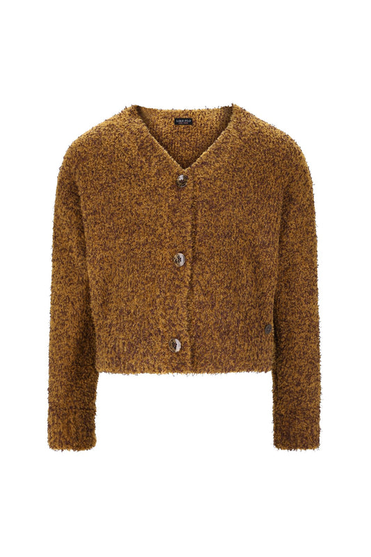 Like Flo - Cardigan mosterd