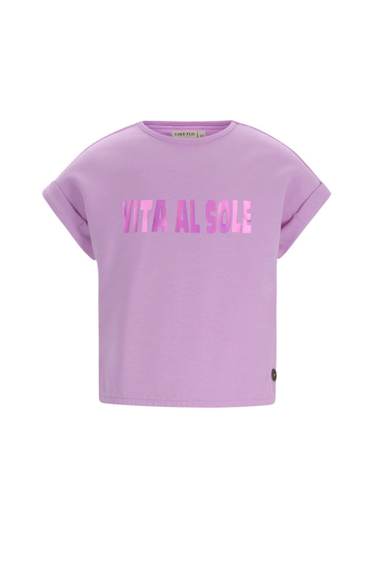 LikeFLO- T-shirt paars