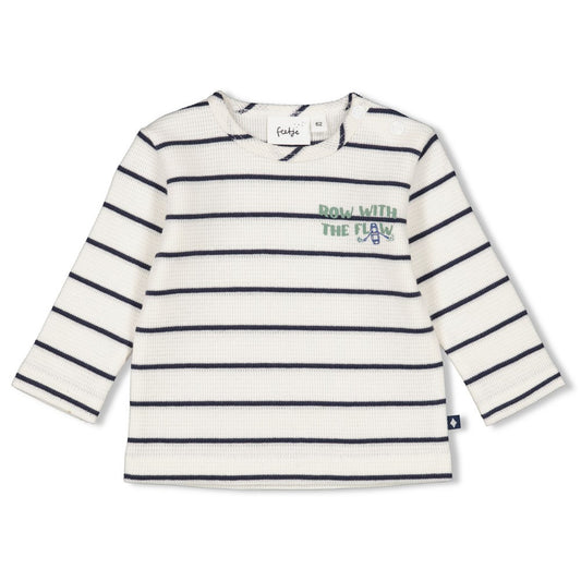 Feetje - longsleeve streep wafel - Rock my boat