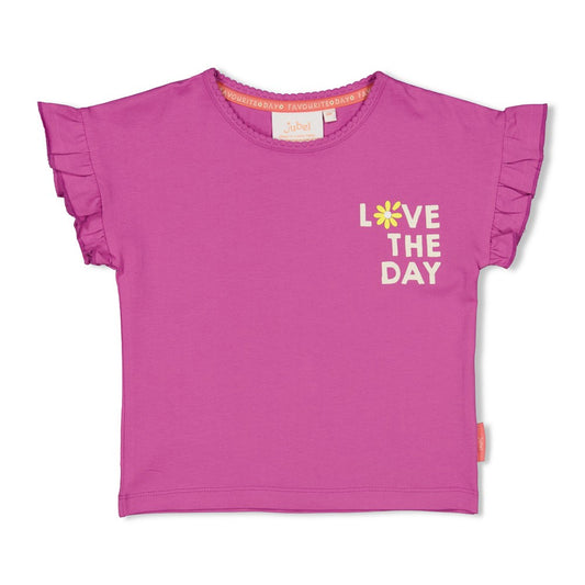 Jubel - t-shirt paars - Picknick Perfect