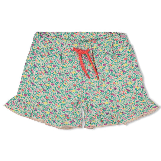 Jubel - short groen print - Picknick Perfect