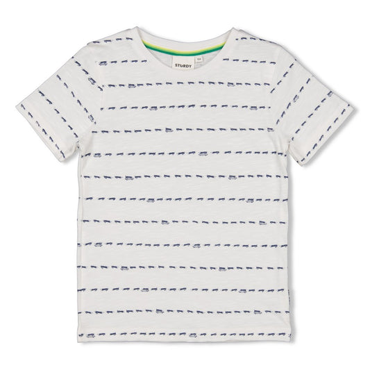 Sturdy - t-shirt print wit - Explore More
