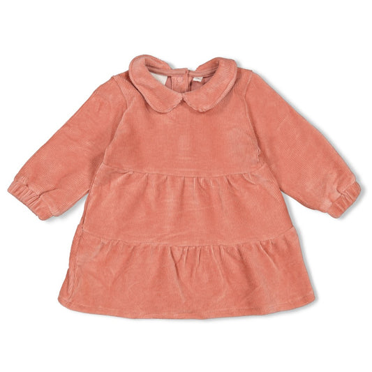 Jurk velours rib - Woodland Bloom