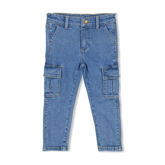 Sturdy Winter Denims - Cargo broek denim